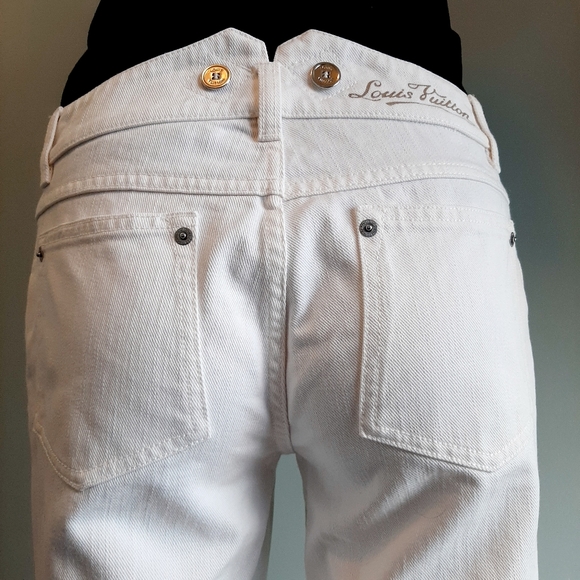 Louis Vuitton authentic denim white jeans - Picture 4 of 15
